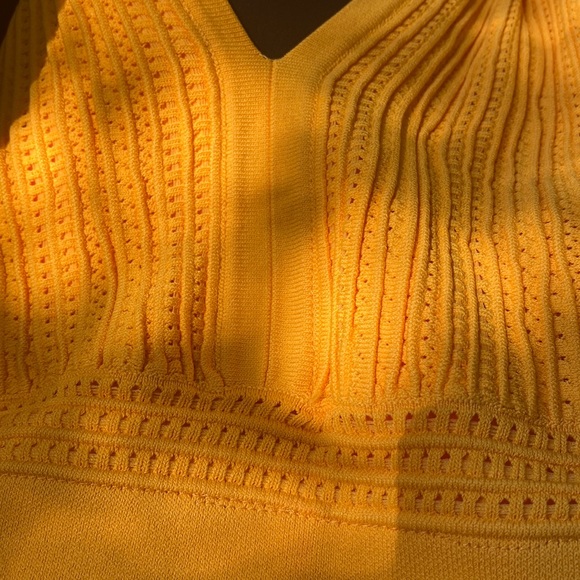 Eva Mendes Orange bodycon dress NWT - Picture 2 of 4